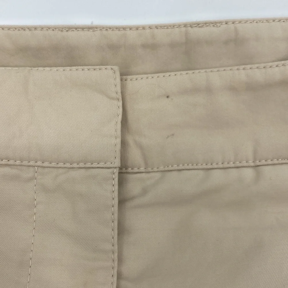 TWP Size Womens 12 Tan Office Ankle Pants - Picture 2 of 13